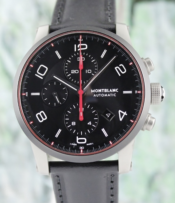 (image for) MONT BLANC TIMEWALKER 43MM CERAMIC CHRONOGRAPH WATCH / 112604